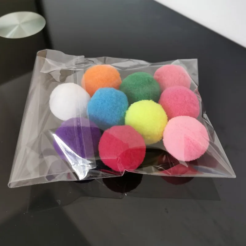 30 шт. кошка игрушка мяч Интерактивная 3 см игрушки для кошек играть жевательные погремушка царапинам мяч принадлежности для тренировки животных Цветной мяч игрушка