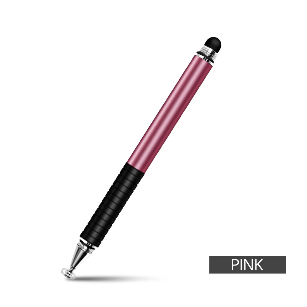 Pink Touch Pen Универсальный 2 в 1 стилус для рисования планшетные ручки емкостный экран Caneta стилус для мобильного телефона Android Смарт ручка аксессуары - Цвета: Pink Touch Pen