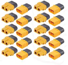 

10 Pair XT60H (XT60 Upgrade) Male Female Bullet Connectors Power Plugs
