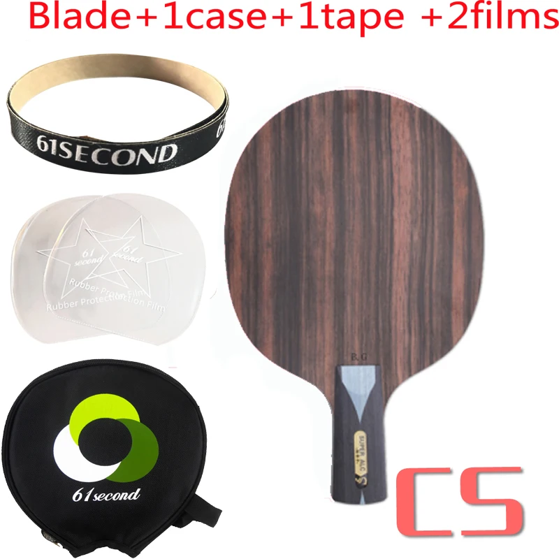 CS blade 1case Меч черного золота провинции(Ebony Innerforce ALC, OFF+) лезвие для настольного тенниса ракетка для Пинг-Понга Летучая мышь весло - Цвет: CS blade 1case