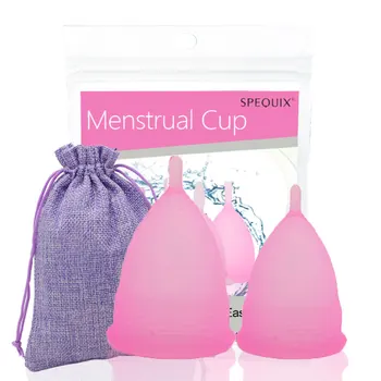 

Menstrual Cup For Women Feminine Hygiene Lady Menstrual Cup Size S L Medical Silicone Copa Menstrual Period Cup Set With Bag