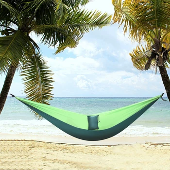 

Ultralight Patio Outdoor Hammock 250LBS Travel Camping Hanging Hammock Portable Nylon Hanging Chair Hammock