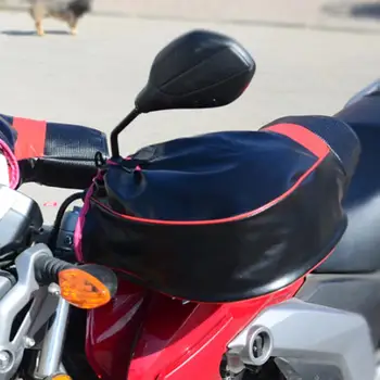 

Winter Motorcycle Waterproof Windproof Handlebar Warm Muff Gloves Hand Cover 2019