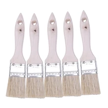 Новая мебель краска 1," Широкая щетина волосы деревянная ручка краски кисти 5 шт