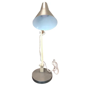 

Alightup Classical Mini Fashion Frosted Metal Lampshade and Wooden Bracket Texture Study Table Lamp with Light Source US Plug