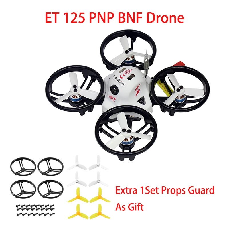 

LDARC ET125 PNP BNF Brushless FPV RC Racing Drone with Receiver Mini Racer Quadcopter Spare Parts