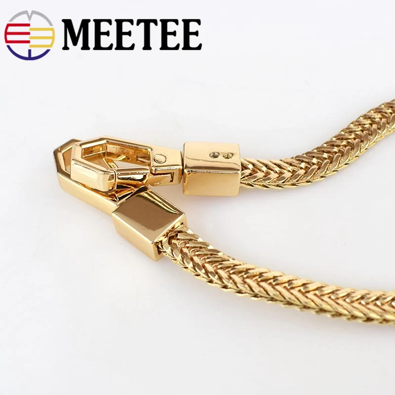 Металлические сумки Meetee 100 120 см 0 6 наплечная цепь не съемный металлический ремень