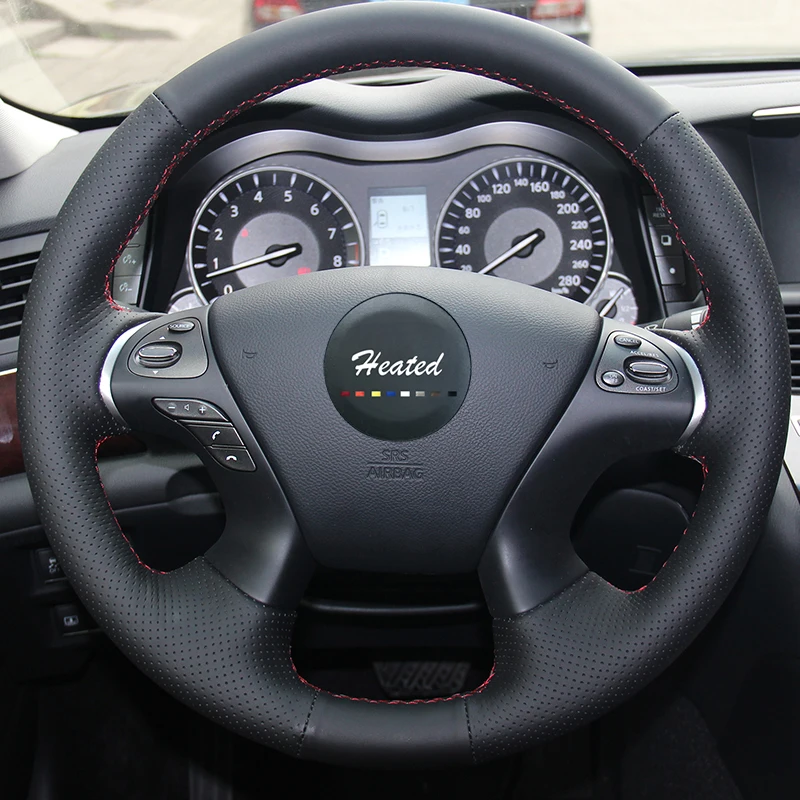Оплетка рулевого колеса для Infiniti JX35 M35 M25 M56 Q70 QX60 Nissan Murano|wheel steering cover|steering coverwheel |