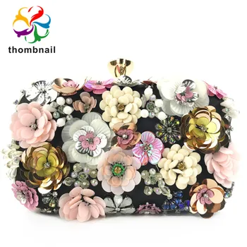 

Black Card Rainbow Mix Clapper Luxury Crystal Party Evening Bags Clutch Purse Women Wedding Diamond Bags 2020