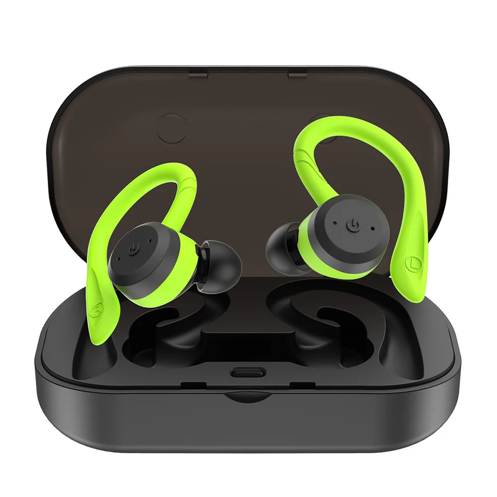 Bluetooth наушники TWS наушники беспроводные BT5.0 гарнитура IPX7 водонепроницаемый шумоподавление стерео наушники с микрофоном зарядная коробка
