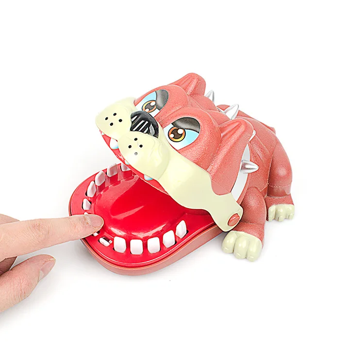 Lucky Dog зубная игра игрушки/Бульдог рот стоматолога укуса пальчиковые игрушки