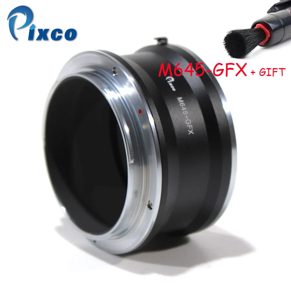 Pixco M645-GFX объектив адаптер Костюм для Mamiya 645 Объектив подходит для Fujifilm G-Mount GFX беззеркальной цифровой камеры, такой как GFX 50S