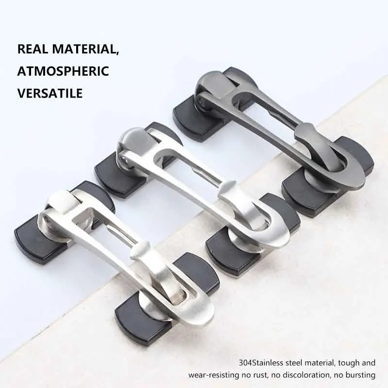 Chaine De Porte ChaîNes De Portes Verrou De Porte Maison Antivol Barre De Porte En Alliage De Zinc Loquet De Serrure De Porte For La Sécurité De La Maison Et De L'hôtel