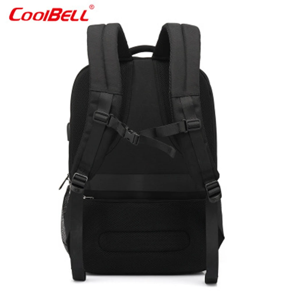 COOLBELL 15.6 Inch Laptop Backpack Fashion Travel Business  Backpack Outdoor Nylon Waterproof Student Anti-theft Backpack