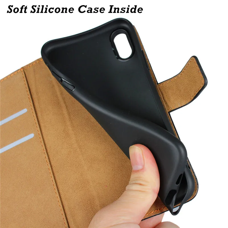 Чехол-кошелек из натуральной кожи для samsung Galaxy S9 S10 5G A6 A7 A8 Plus A9 J4 J6 Prime Note 9 10 Book Flip Case мягкий чехол