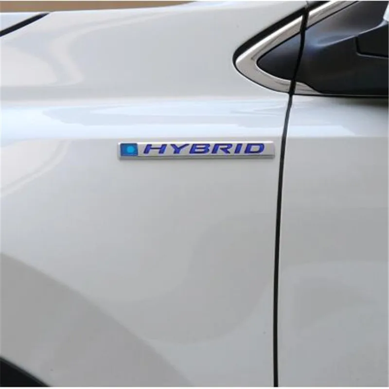 HYBRID Logo Emblem Sticker Car Outer Front Side Fender Trim for Honda CRV 5th Accessories 2017 2018 2019 2020