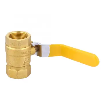 

Brass Mini Shut Off Ball Valve G3/4in Female Threaded Ball Valve Brass On Off Ball Valve for Water