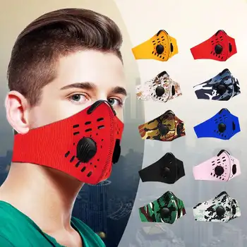 

Anti Pollution PM2.5 Face Mask Half Anti Dust Pollution Filter Sport Cycling Bicycle Bike Ventilation Holes on Mouth Soft 1PCS