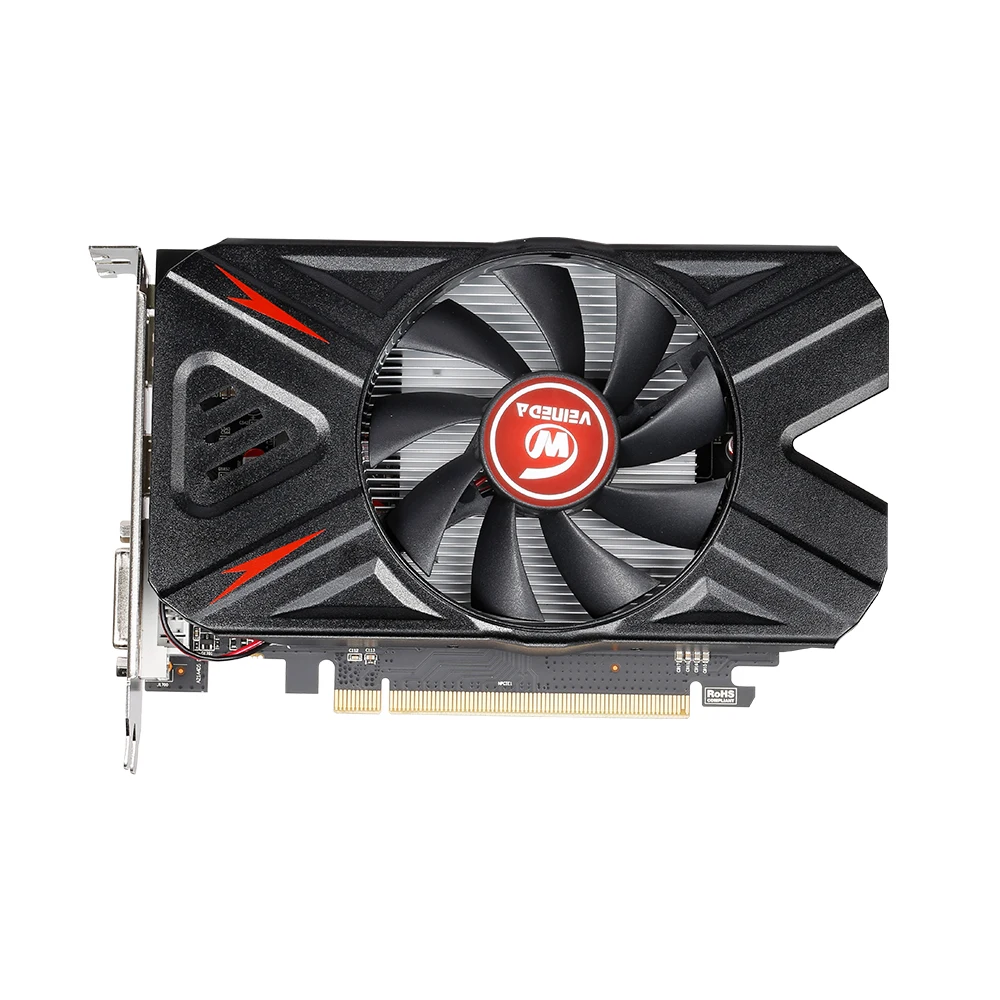 Видеокарта VEINEDA Radeon RX 550 4 ГБ GDDR5 128 бит для игрового настольного компьютера, видеокарты PCI Express3.0 для карты Amd-5