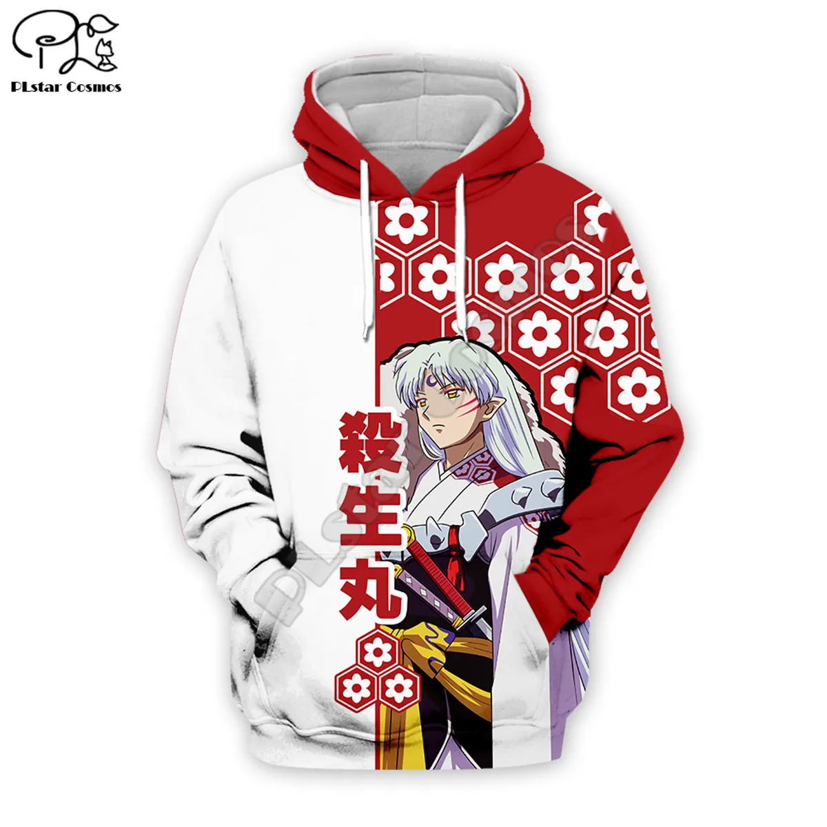 

Sesshoumaru Anime 3d all over Printed Unisex hoodies Harajuku Fashion Casual Hooded Sweatshirt zip hoodies drop shipping