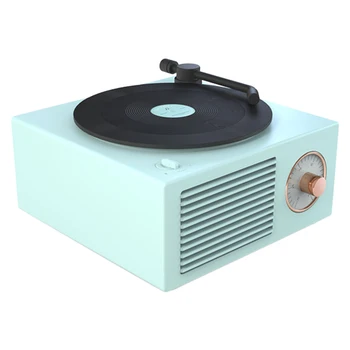 

USB Charging Outdoor Record Player Shape Portable Wireless Music Retro Home Nostalgic Subwoofer Stereo Mini Bluetooth Speaker