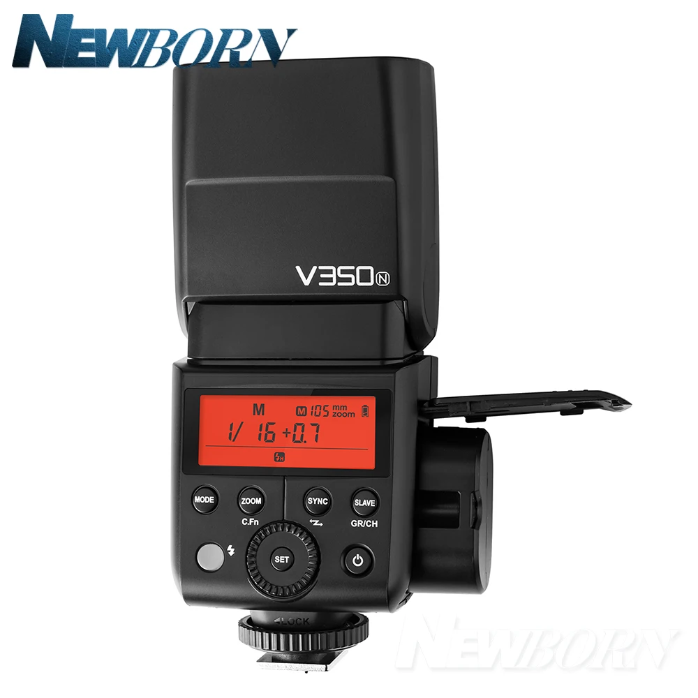 Godox V350N ttl 1/8000s HSS 2,4G GN36 литий-ионная батарея вспышка с X2T-N беспроводной триггер вспышки передатчик для камеры Nikon