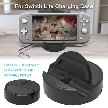 

Game Console Charging Base Portable Charge Stand With Flip Stand USB External Handle Charging Dock Converter For Switch Lite