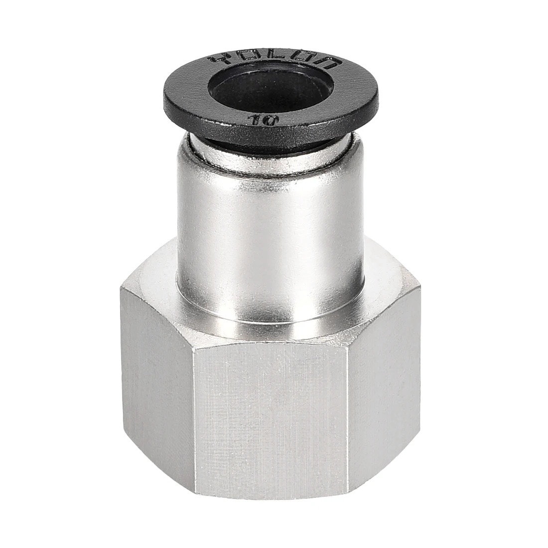 uxcell Push to Connect Tube Fitting Adapter 10mm Tube OD X 1/8 NPT Female Straight Pneumatic Connecter Pipe Fitting 3pcs
