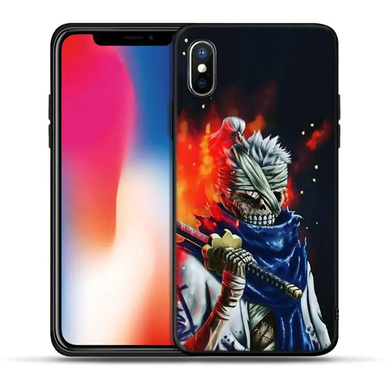 One piece Аниме Луффи Ace Zoro для iPhone X XR XS Max 8 7 6 6S Plus 5 5S SE Мягкий силиконовый чехол, Fundas ETUI COQUE - Цвет: H1364