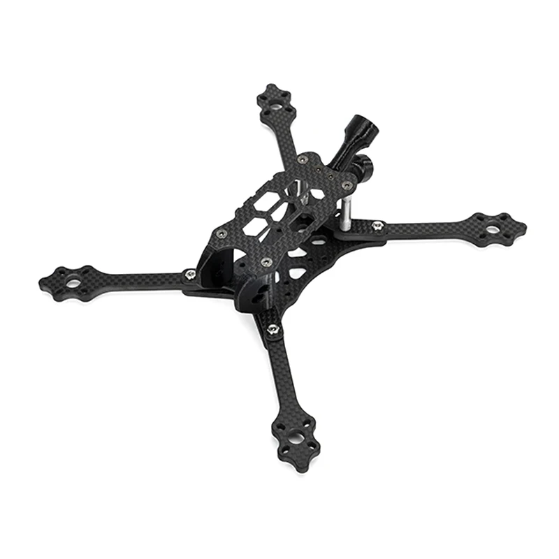 TRANSTEC LASER HD S LITE 224 мм FPV гоночный Дрон Рама 6 мм Arm 7075 алюминиевое гладкое покрытие углеродное волокно 4 в 1 ESC 5 дюймов реквизит