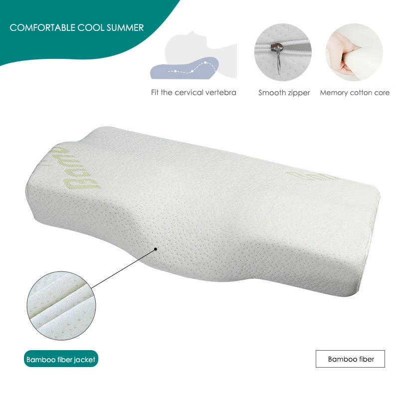 Memory Foam постельные принадлежности защитная подушка для шеи медленный отскок Подушка-бабочка здоровья затылочный шейный размер в 50*30 см
