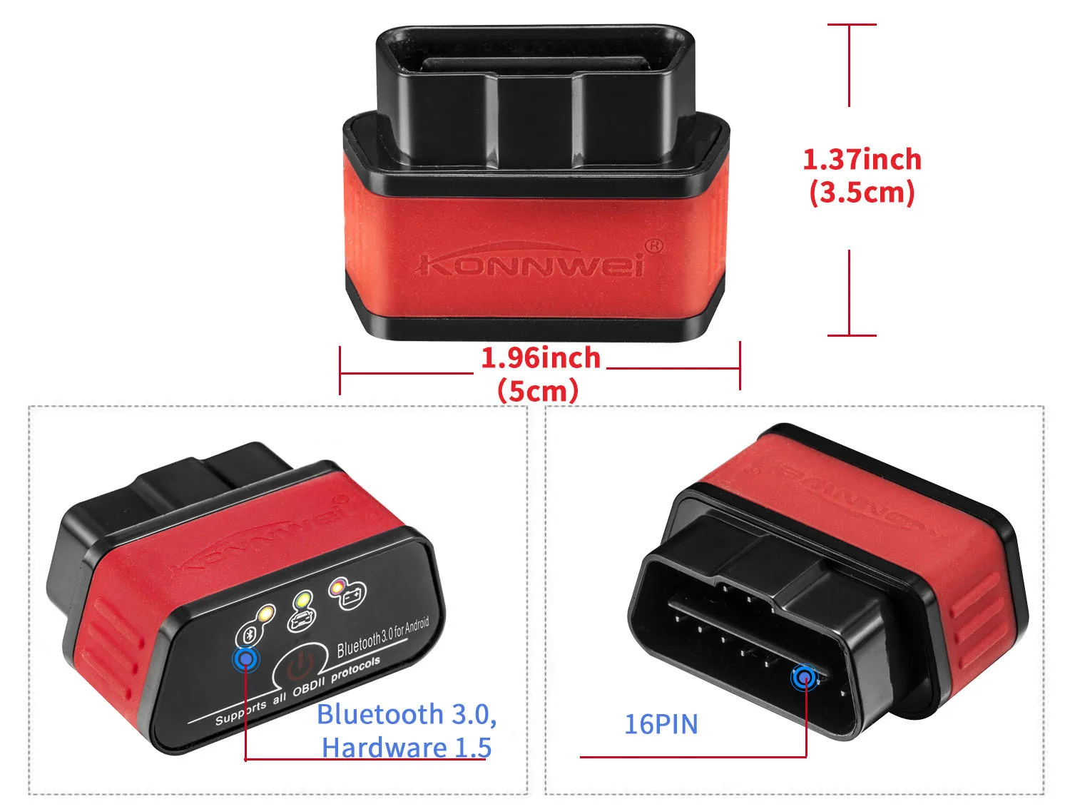 KW903 автомобильный Bluetooth 3,0 сканер Авто OBD2 диагностический инструмент для Android Автомобильная диагностика obd-ii считыватель кода сканирующее устройство