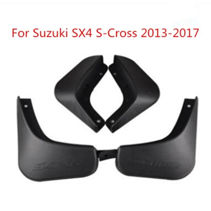 Бесплатная доставка для Suzuki SX4 S Cross 2013 2017 брызговики брызговики|Хромирование| |