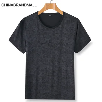 

2020 Men Plus Fat Plus Size Leisure Round Neck Printing Short Sleeve T Shirt