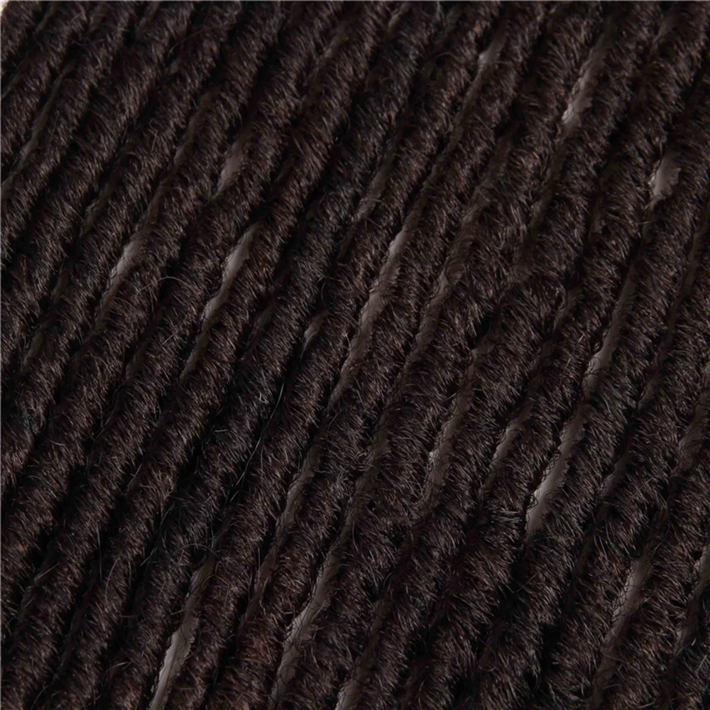Синтетические плетеные волосы для наращивания, 18-26 дюймов, Омбре, коричневый цвет, X-TRESS, мягкие прямые дреды, искусственные локоны в стиле Crochet, косички для волос