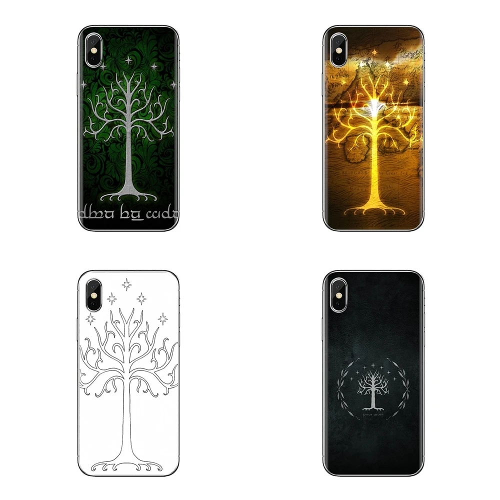 Дерево Гондор чистый Властелин Кольца мягкие прозрачные чехлы для samsung Galaxy S3 S4 S5