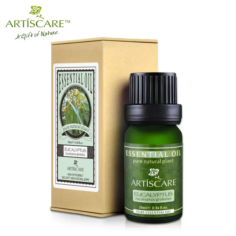 ARTISCARE 100% эфирное масло чистого эвкалипта 10 мл для освежающей кожи и