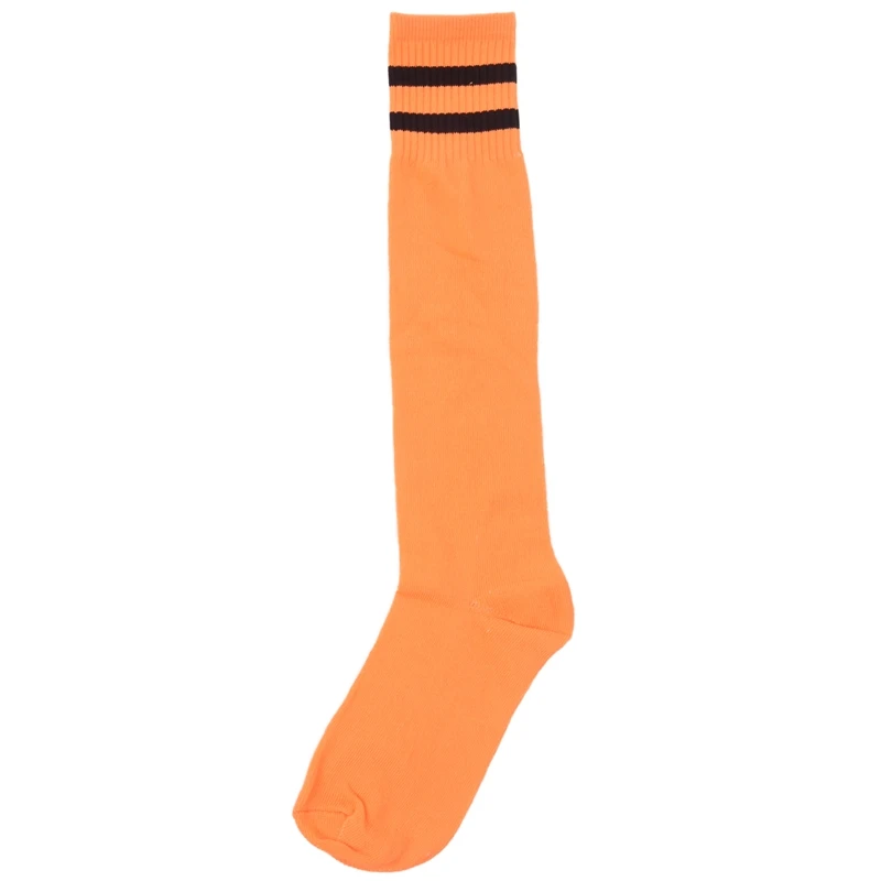 Orange Популярные детские гольфы для футбола, высокие носки, носки для бейсбола и хоккея(оранжевый - Цвет: Orange