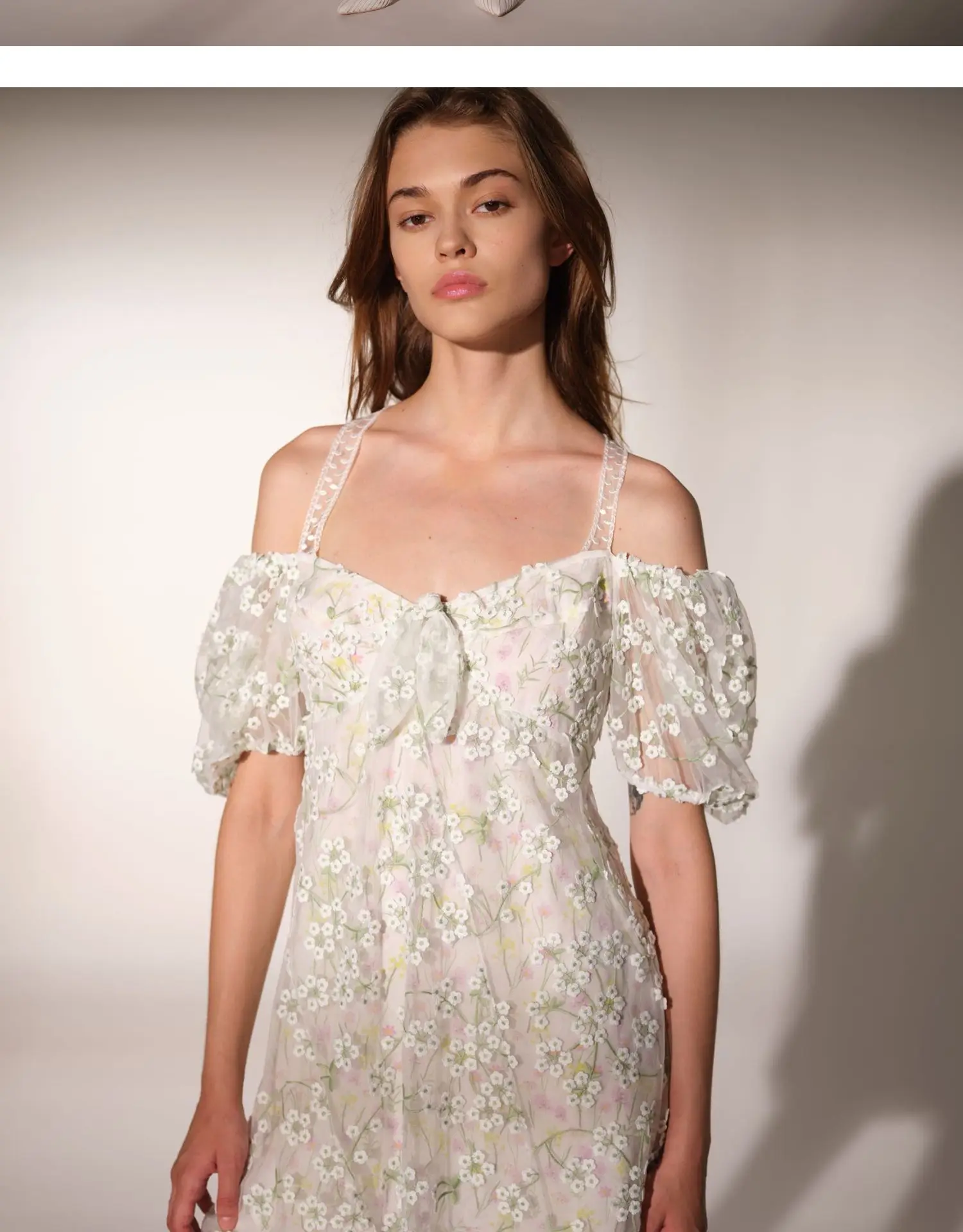 EASYSMALL For love lemons, женское платье, модное, сексуальное, открытая спина, высокое качество, Цветочная вышивка, вечерние платья с высокой талией