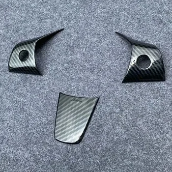 

For Tesla Model 3 Car Steering Wheel Trim Control Button Frame Cover Protector Stainless Car Styling Accessory 2018 2019 2020