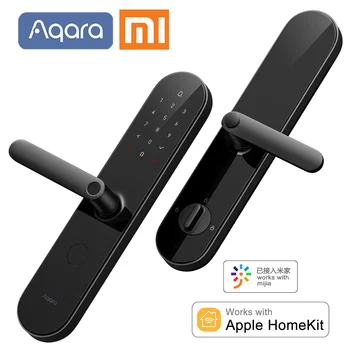 

AQara N100 Smart Door Lock Fingerprint NFC Password Unlock Smart Home Work with Apple HomeKit Mijia APP