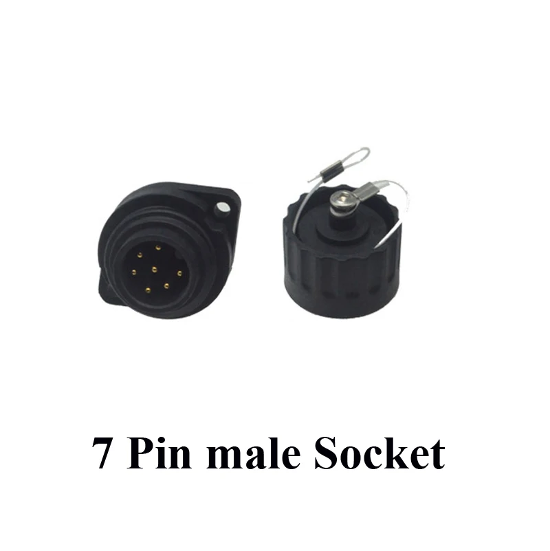Разъем Weipu WA22 4 7 контактный разъем WA22 Женский Кабельный разъем мужской панельный разъем винтовой Конец - Цвет: 7 Pin Male Socket