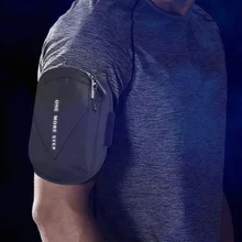 Sports Running Armband Adjustable Arm Bag Phone Case Holder Reflective Mobile Phone Arm Bag Suitable for Outdoor Exercise