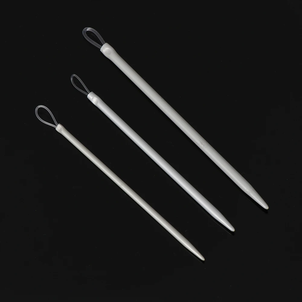 Description Picture 5 of item3Pcs/set Big Eye Nylon Wire Knitting Needles Yarn Sewing Needles Apparel Sewing & Fabric Home Art Craft Wool Thick Knitter