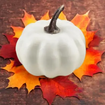 

Halloween Creative White DIY Pumpkin Graffiti Painting Family Decoration Festive Party Bubble Pumpkin Foam Small Pumpkin 2019
