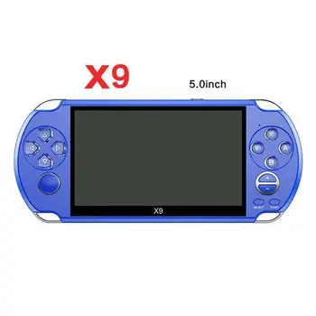 

EastVita X9 5.0inch Large Screen Handheld Game Player Support TV Out Put With MP3/Movie Camera Multimedia Video Game Console
