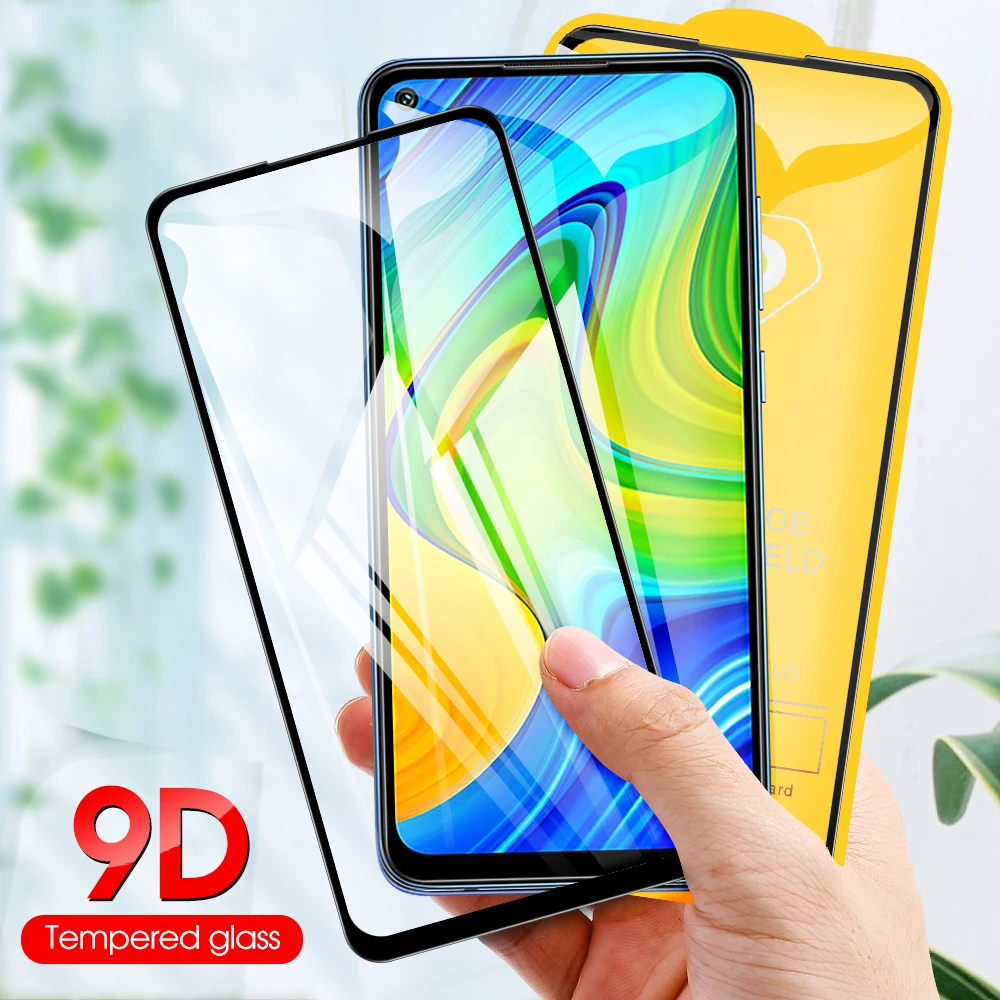 Закаленное стекло 9D для Xiaomi Redmi Note 9 Pro Защитное Защитная пленка задней камеры 10 Max