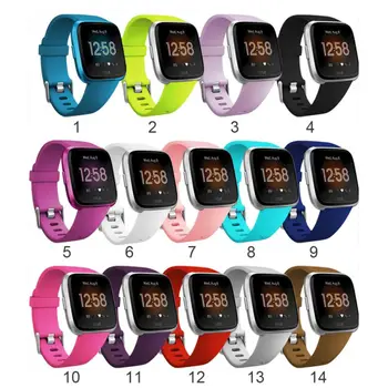 

Silicone Smartwatch Wrist Band Bracelet For Fitbit Versa Strap Reverse Watch Buckle Replacement for Fitbit Versa Lite strap