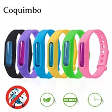 Цветной Комаров Репеллент Браслет летний экологичный силикон капсульный браслет детский ремень безопасности комаров