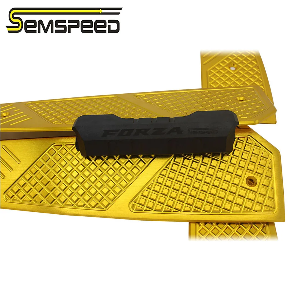 SEMSPEED Мотоцикл модифицированные аксессуары CNC FORZA подножка Подножки педаль пластина для Honda MF13 Forza300 250 125
